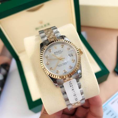 Rolex Oyster Perpetual Datejust White Dial,Diamond Markers