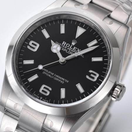 Rolex Oyster Perpetual Explorer Black Dial, 31mm