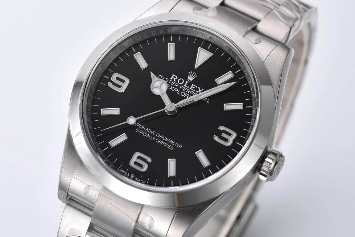 Rolex Oyster Perpetual Explorer Black Dial, 31mm