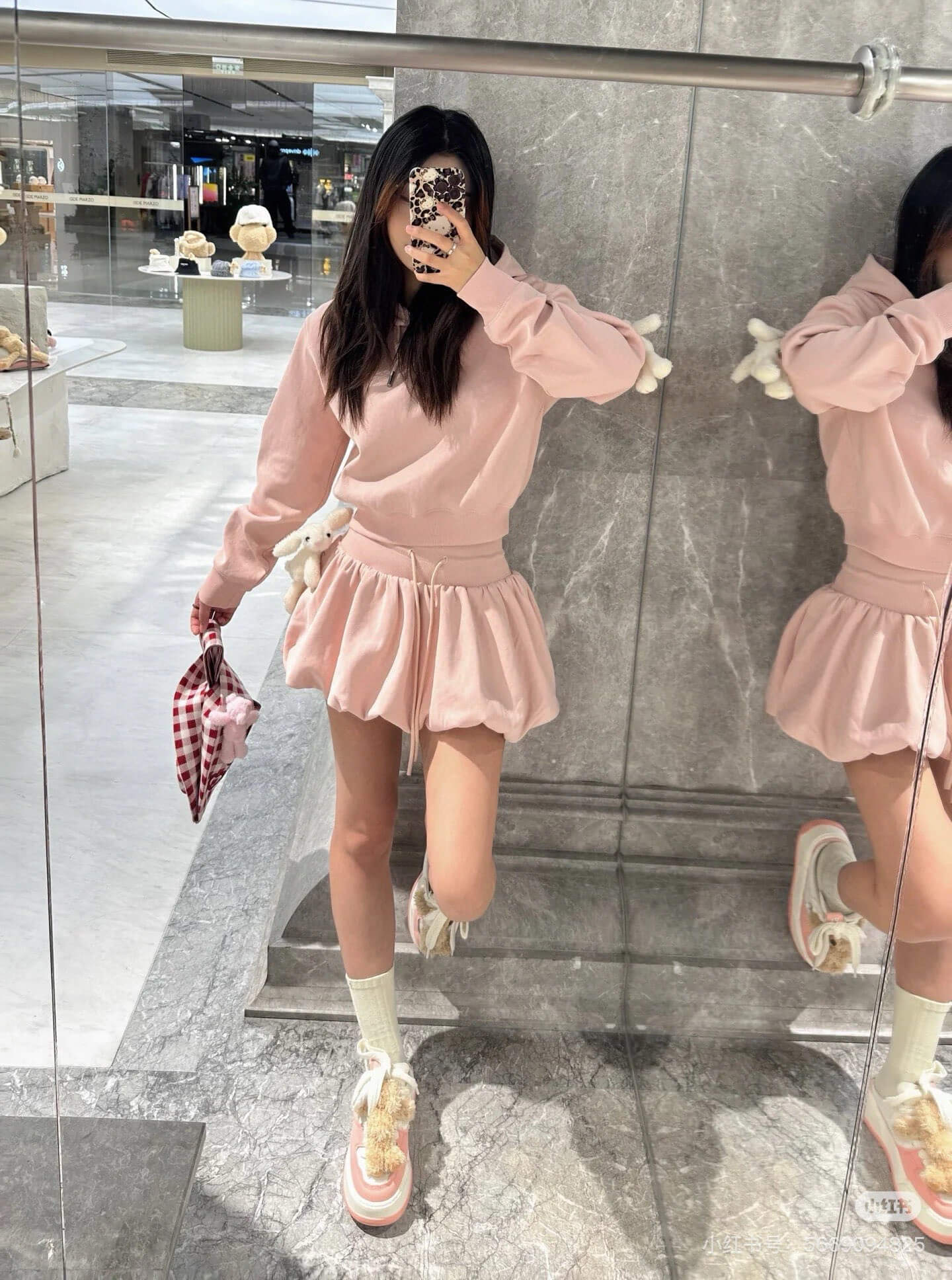 13DE MARZO Pink Doozoo Bud Skirt - Image 6