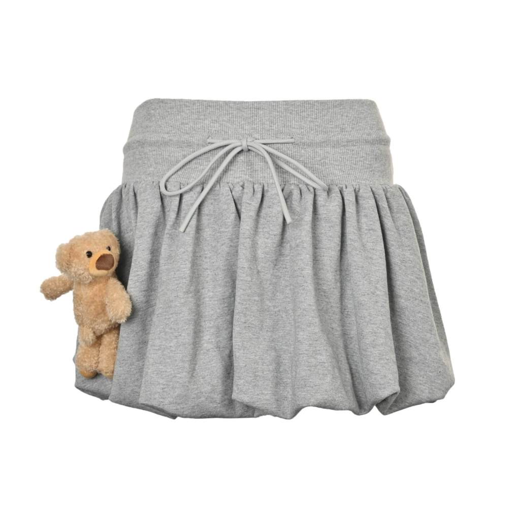 13DE MARZO Grey Doozoo Bud Skirt