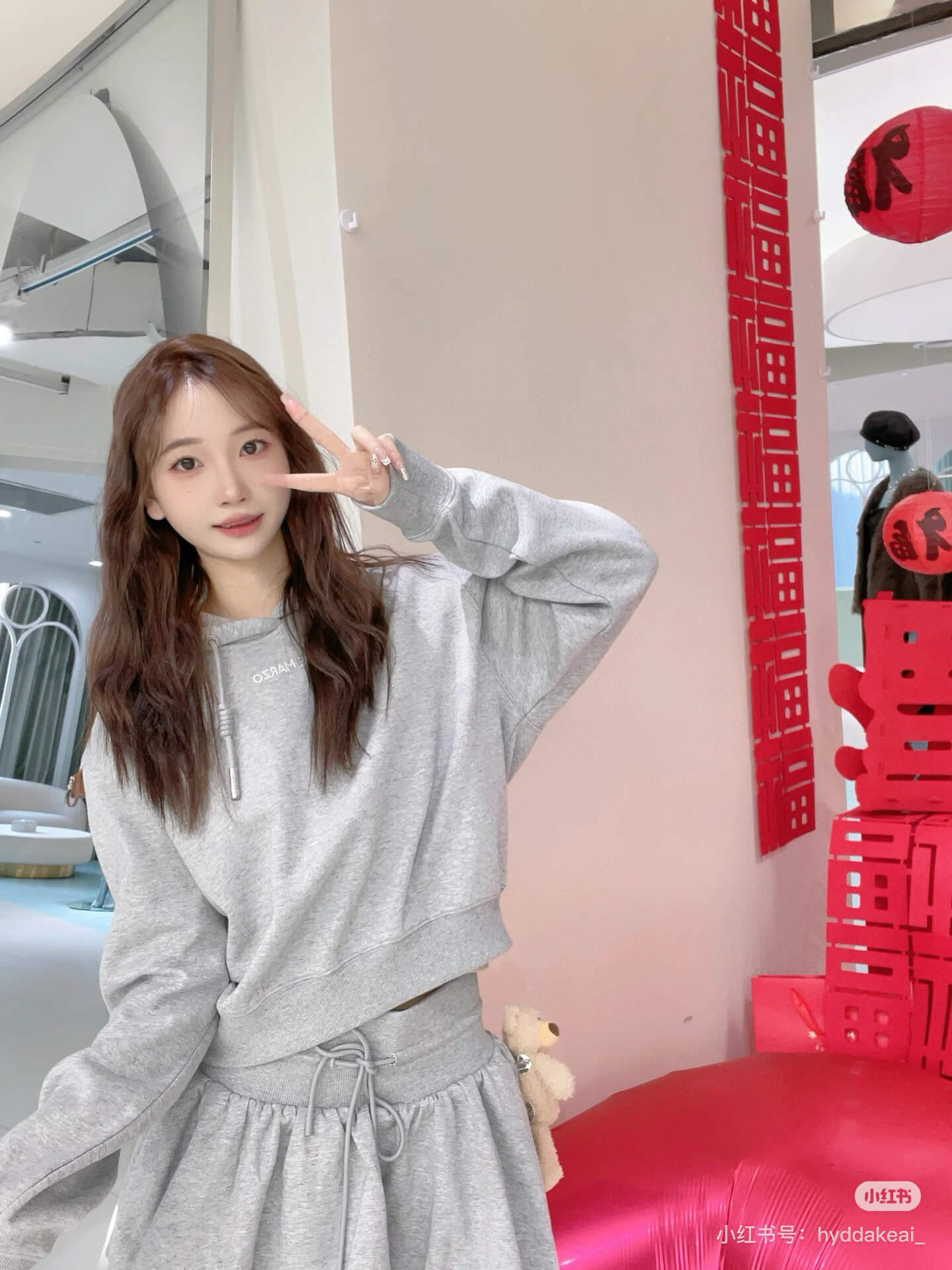 13DE MARZO Grey Doozoo Bud Skirt - Image 9