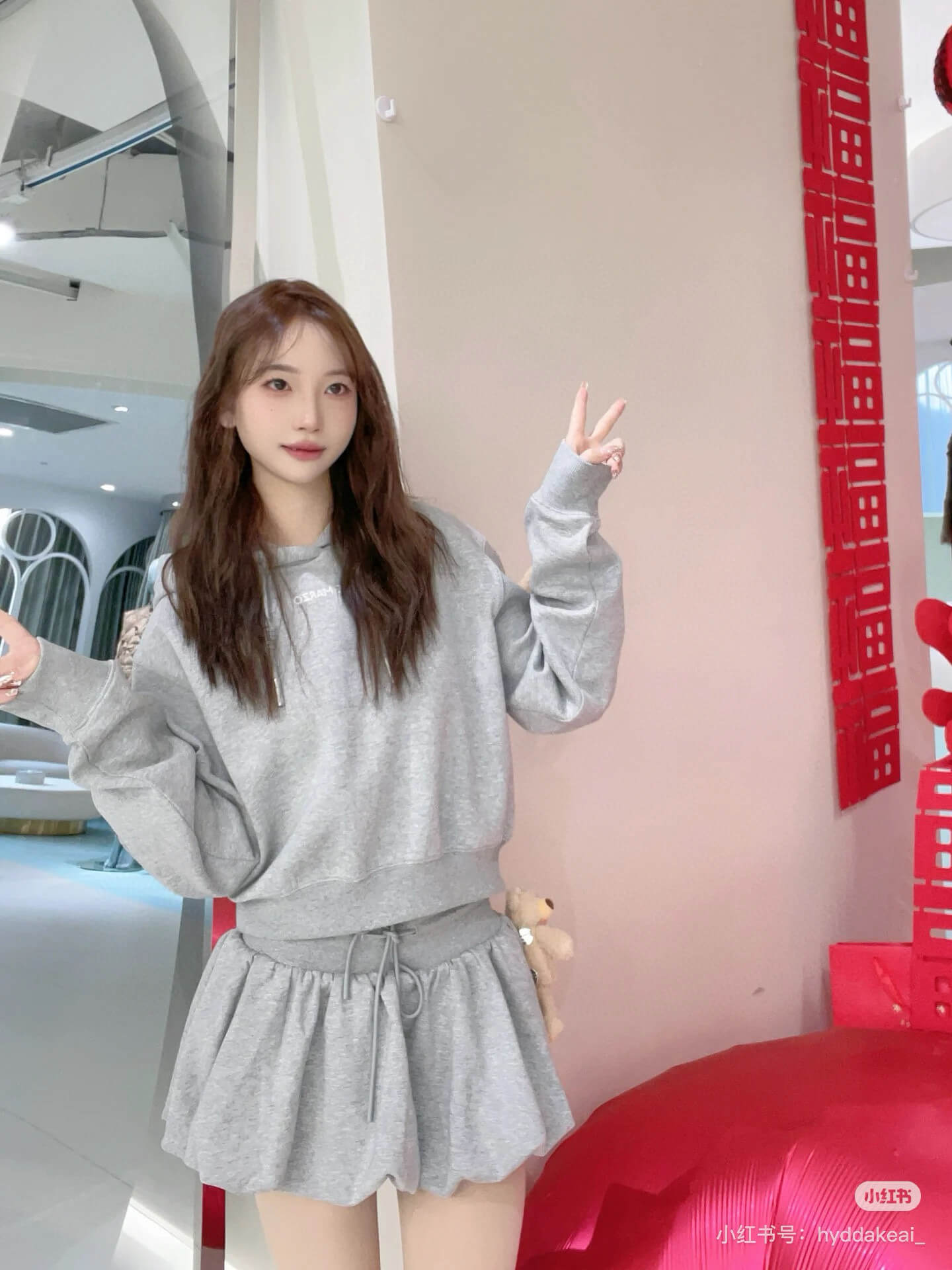 13DE MARZO Grey Doozoo Bud Skirt - Image 8