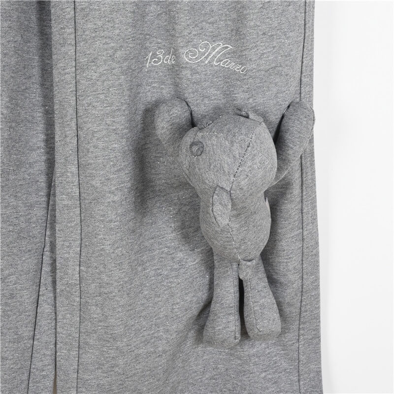 13DE MARZO Star Sand Grey Sweatpants - Image 7