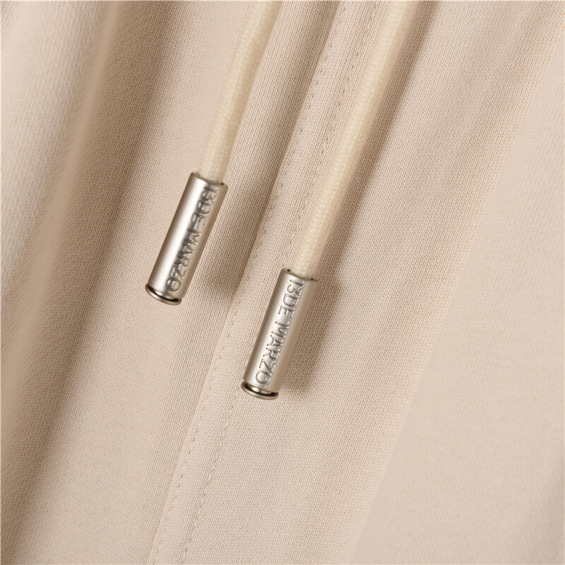 13DE MARZO Doozoo Hollow Heart Beige Sweatpants - Image 8