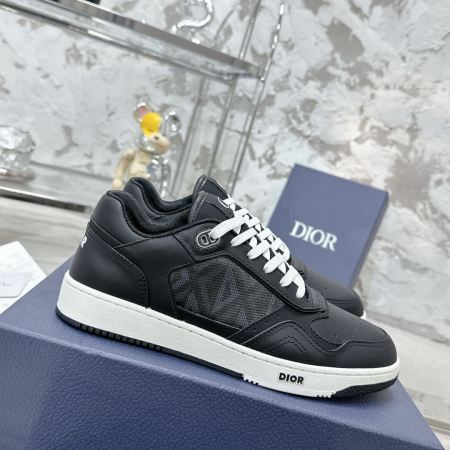 Christian Dior B27 Low-top White / Black Leather