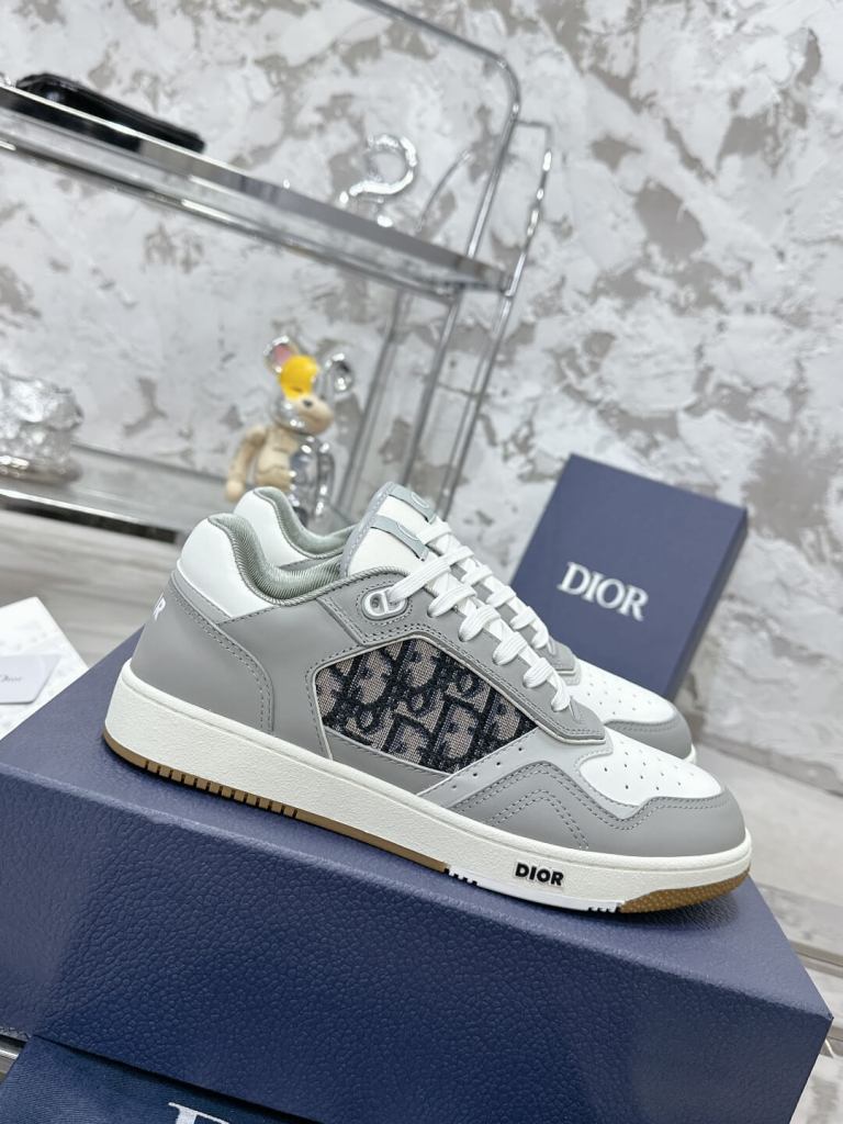 Christian Dior B27 Low-top White / Grey Leather
