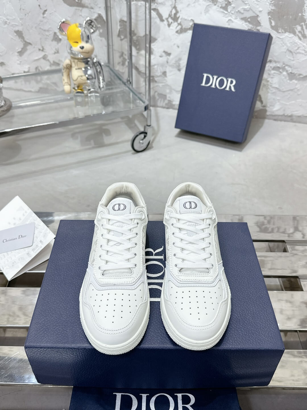 Christian Dior B27 Low-top White Leather - Image 3