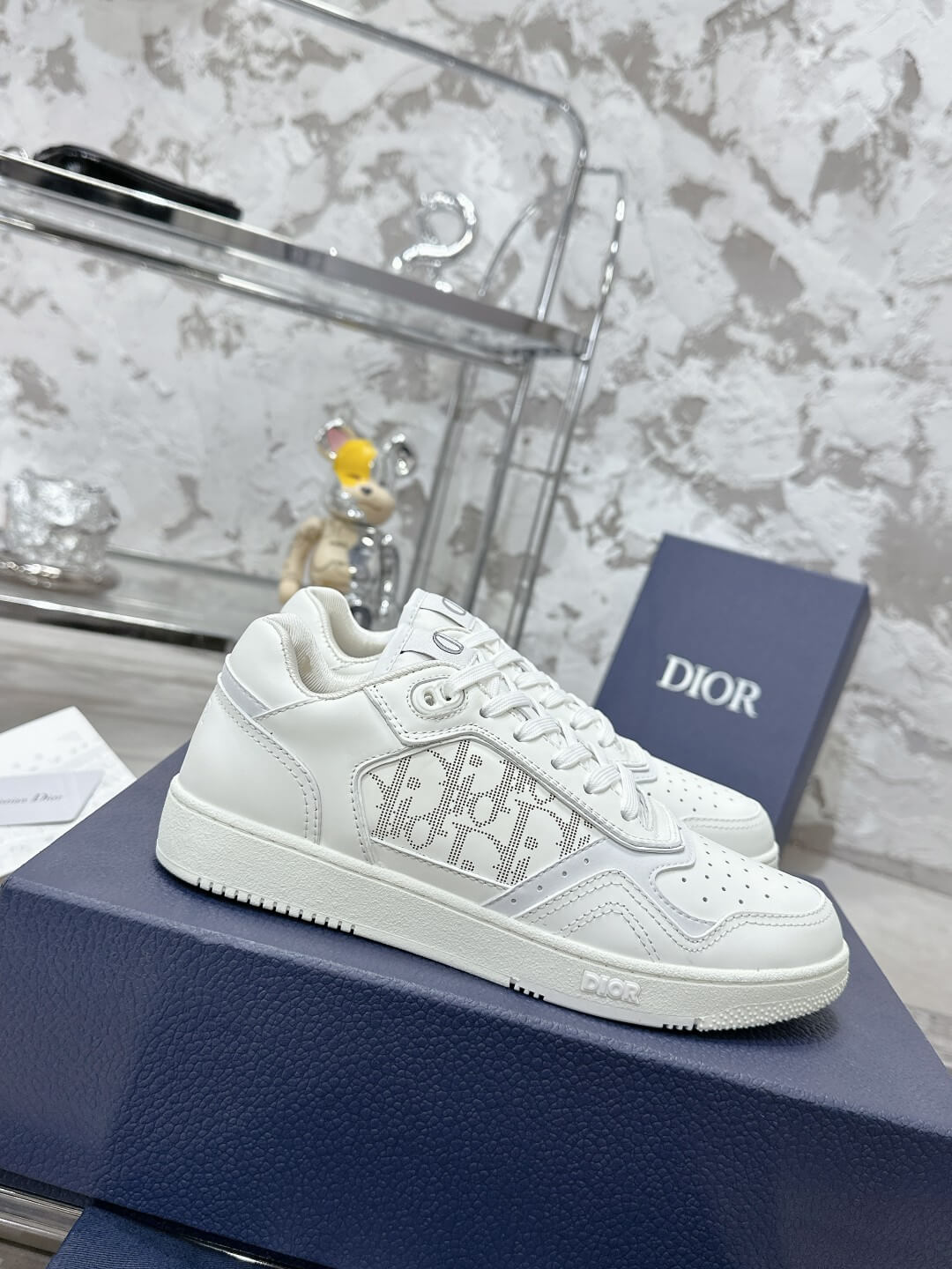 Christian Dior B27 Low-top White Leather
