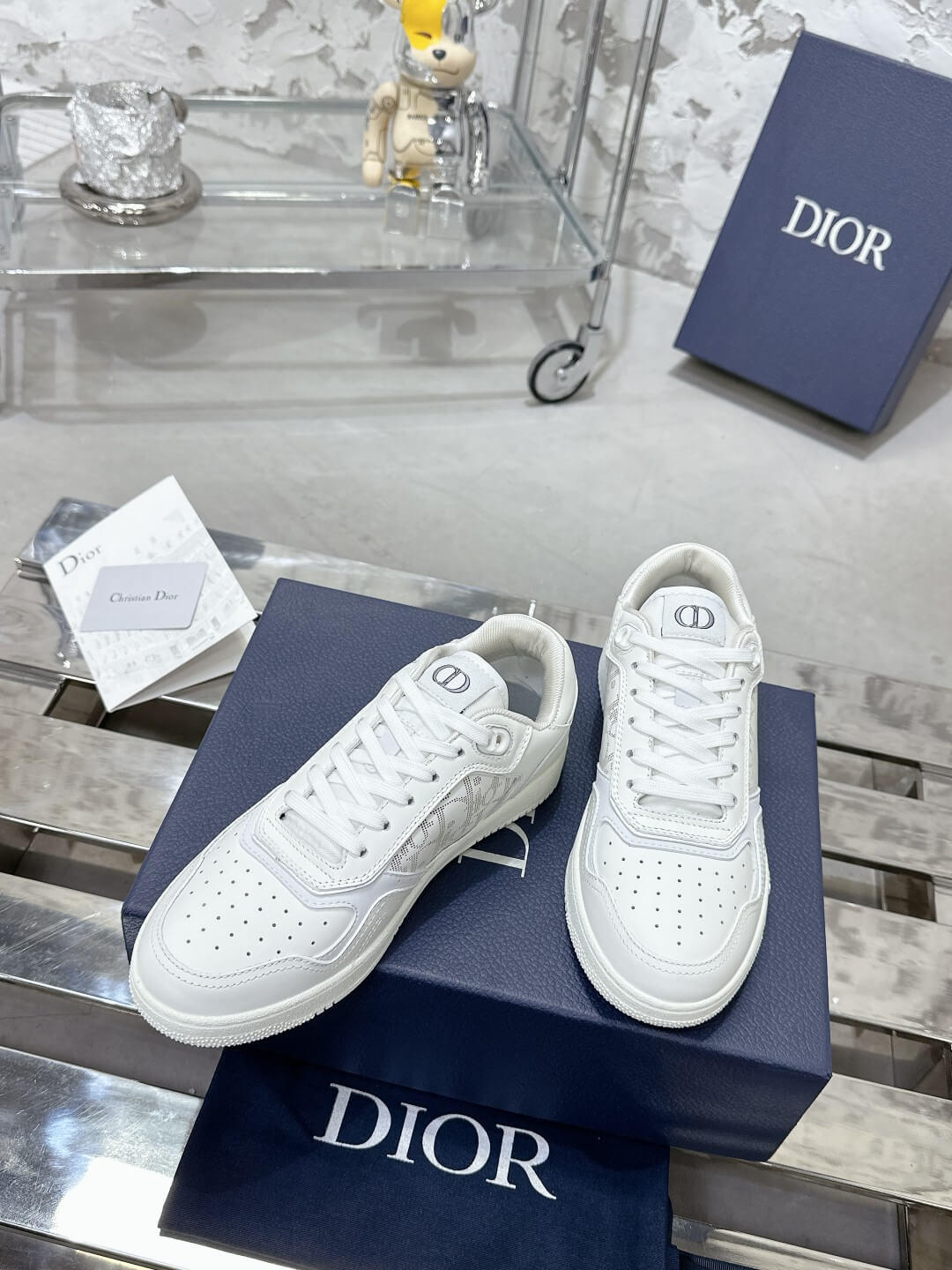Christian Dior B27 Low-top White Leather - Image 6