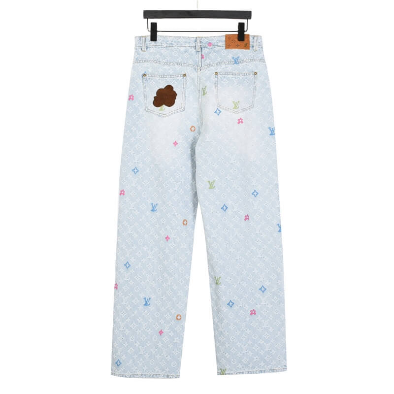 Louis Vuitton x Tyler Monogram Denim Jeans - Image 3