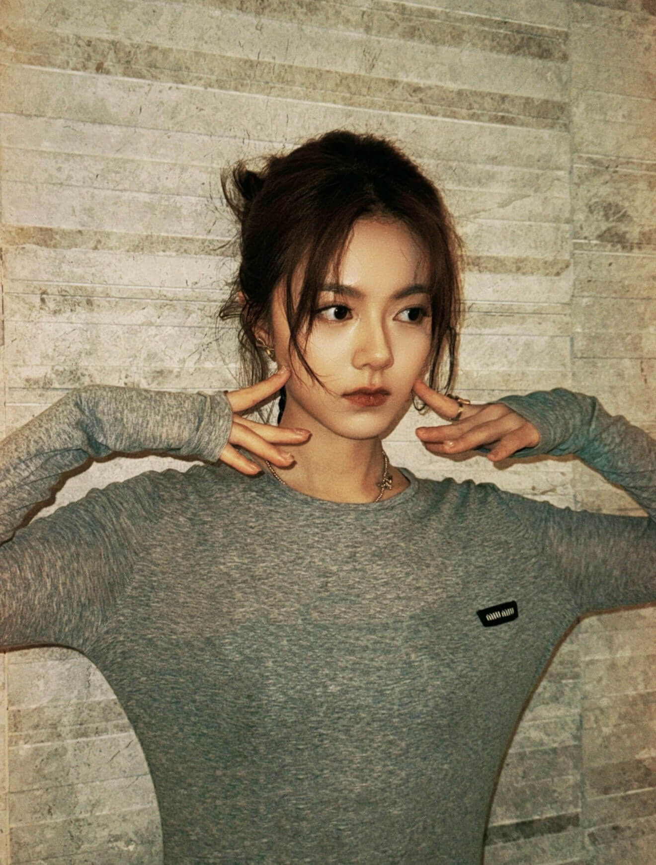 MIU MIU Cotton Mini T-shirt Dress - Image 3