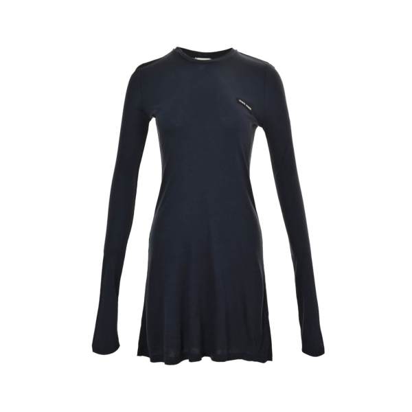 MIU MIU Cotton Mini T-shirt Dress