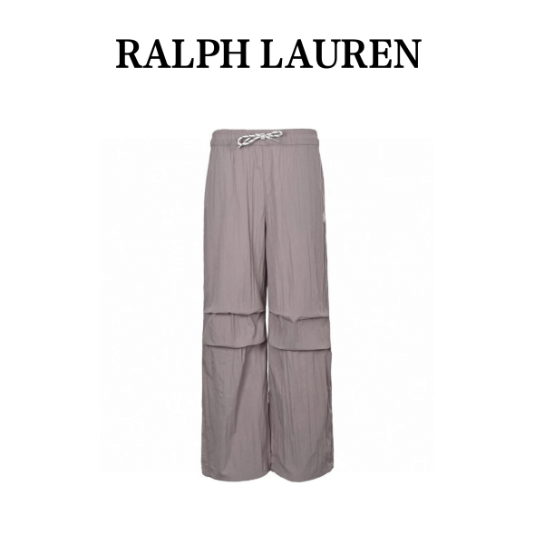 Ralph Lauren 24Fw Embroidered Logo  Nylon Trousers