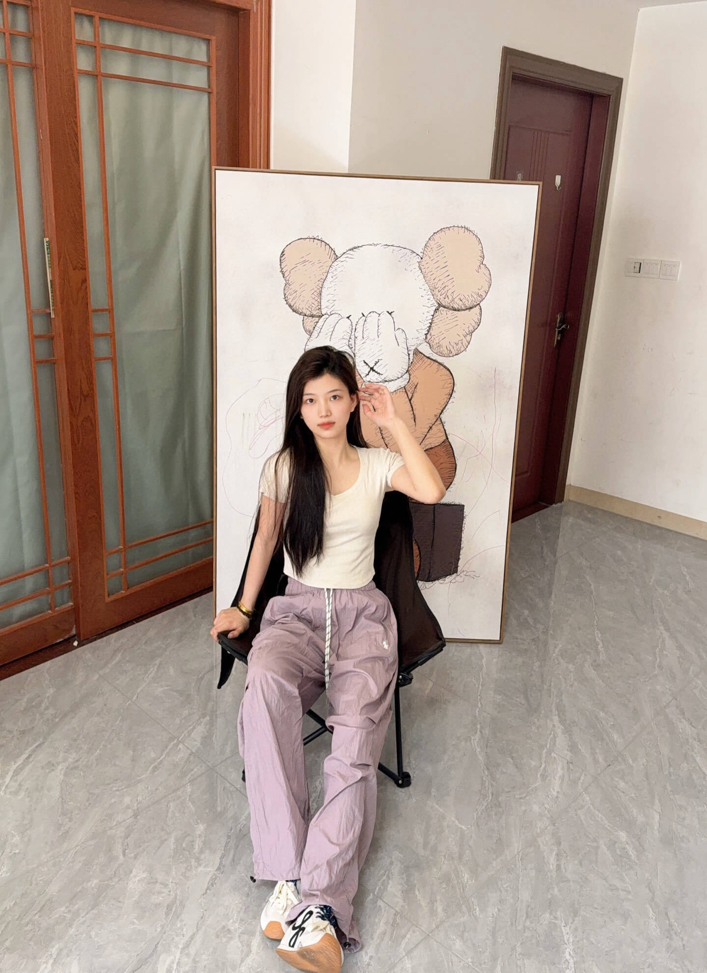 Ralph Lauren 24Fw Embroidered Logo Nylon Trousers - Image 16