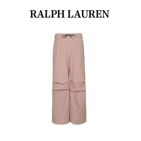 Ralph Lauren 24Fw Embroidered Logo Nylon Trousers