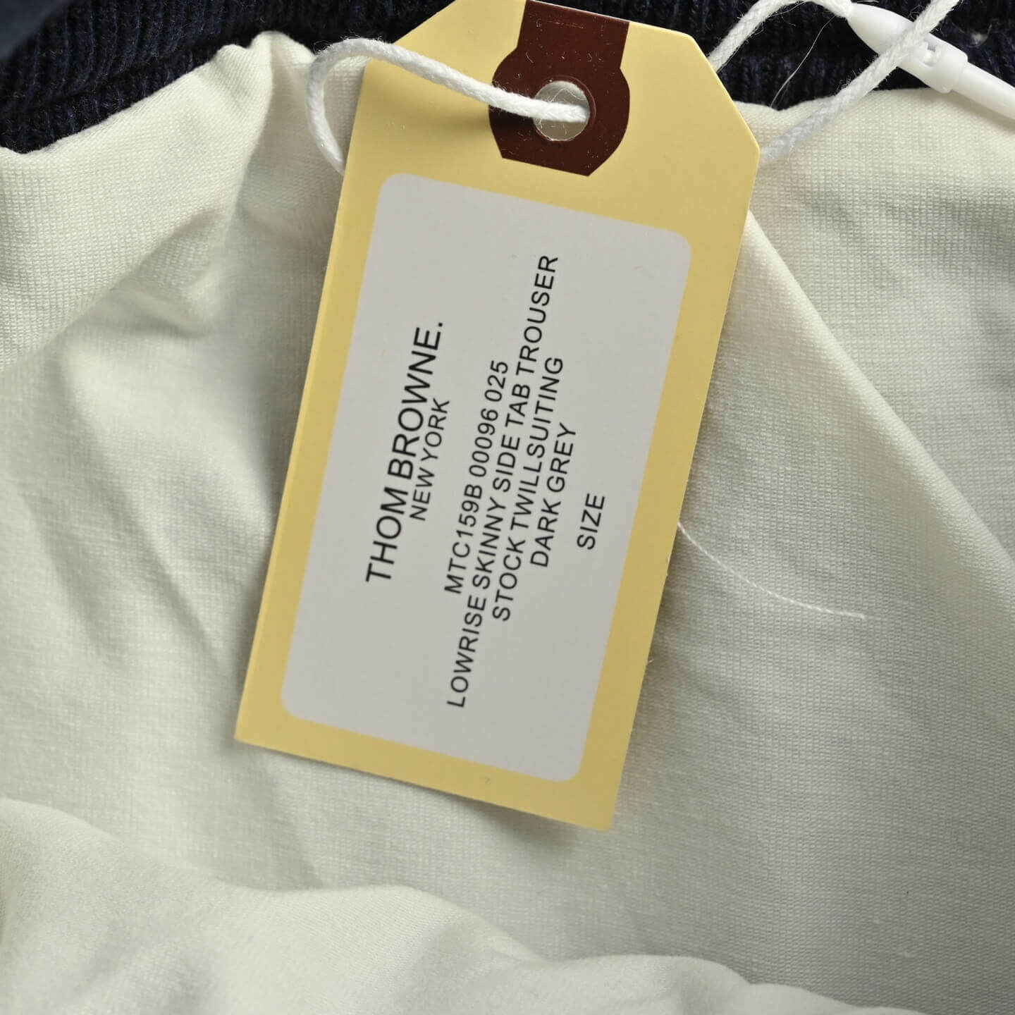 Thom Browne 4-Bar Navy Pleated Mini Skirt - Image 13