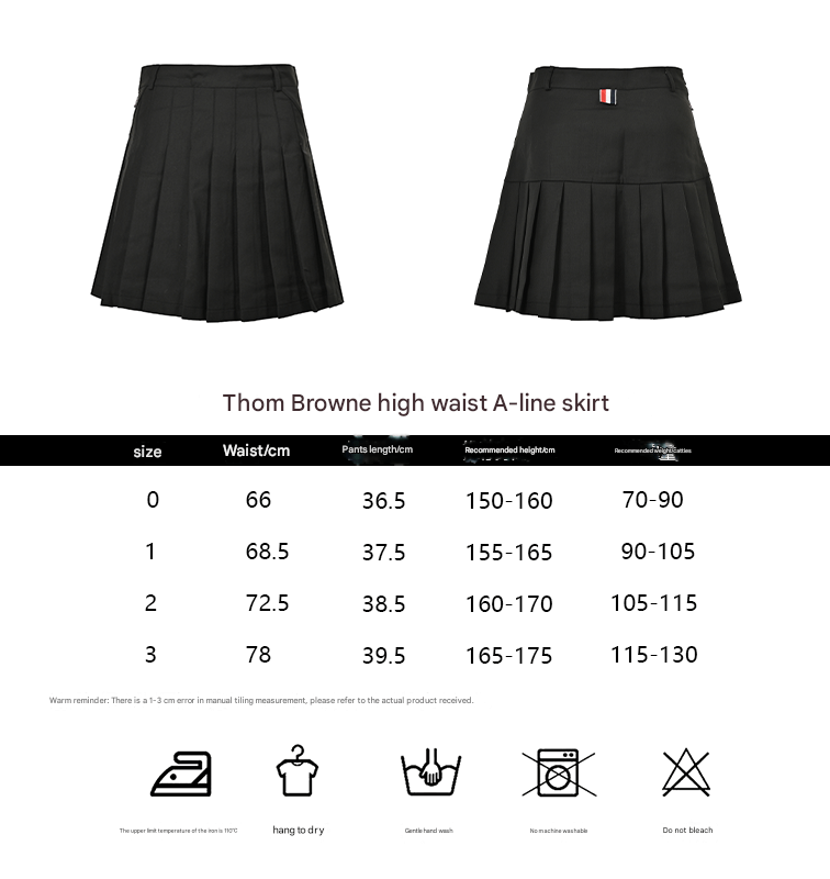 Thom Browne A-Line High Waist Pleated Mini Skirt - Image 16