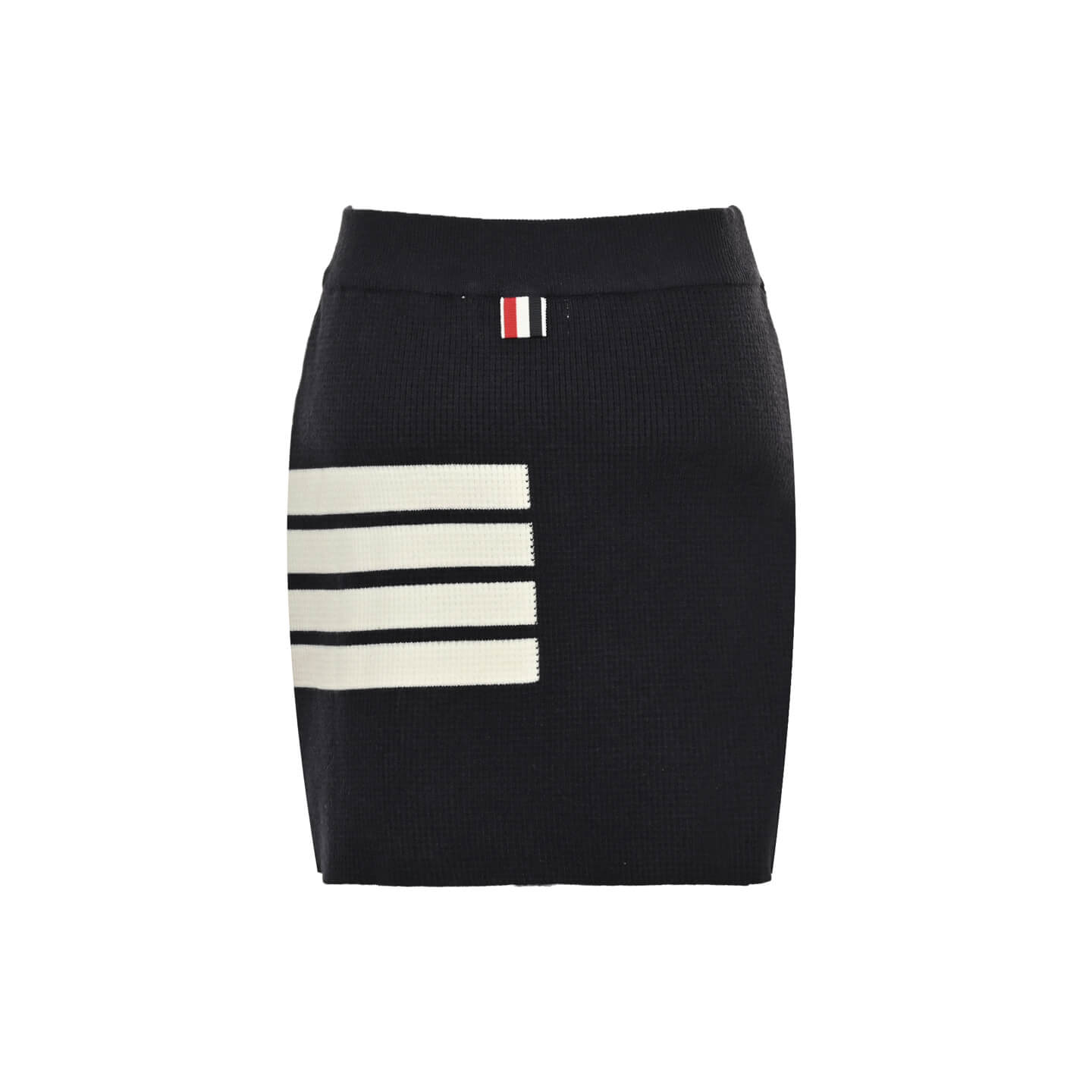 Thom Browne Women's Wool Striped Knitted Short Skirt