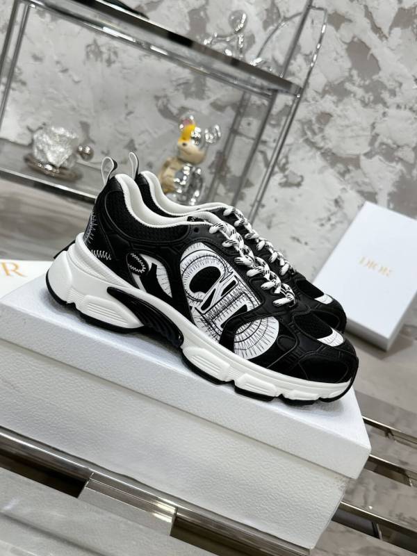WOMENS DIOR CHRONO TRAINERS - BLACK