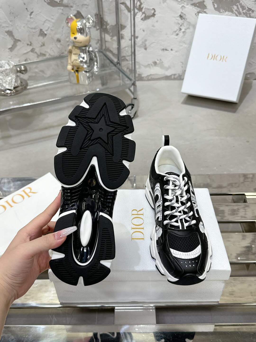 WOMENS DIOR CHRONO TRAINERS - BLACK - Image 7