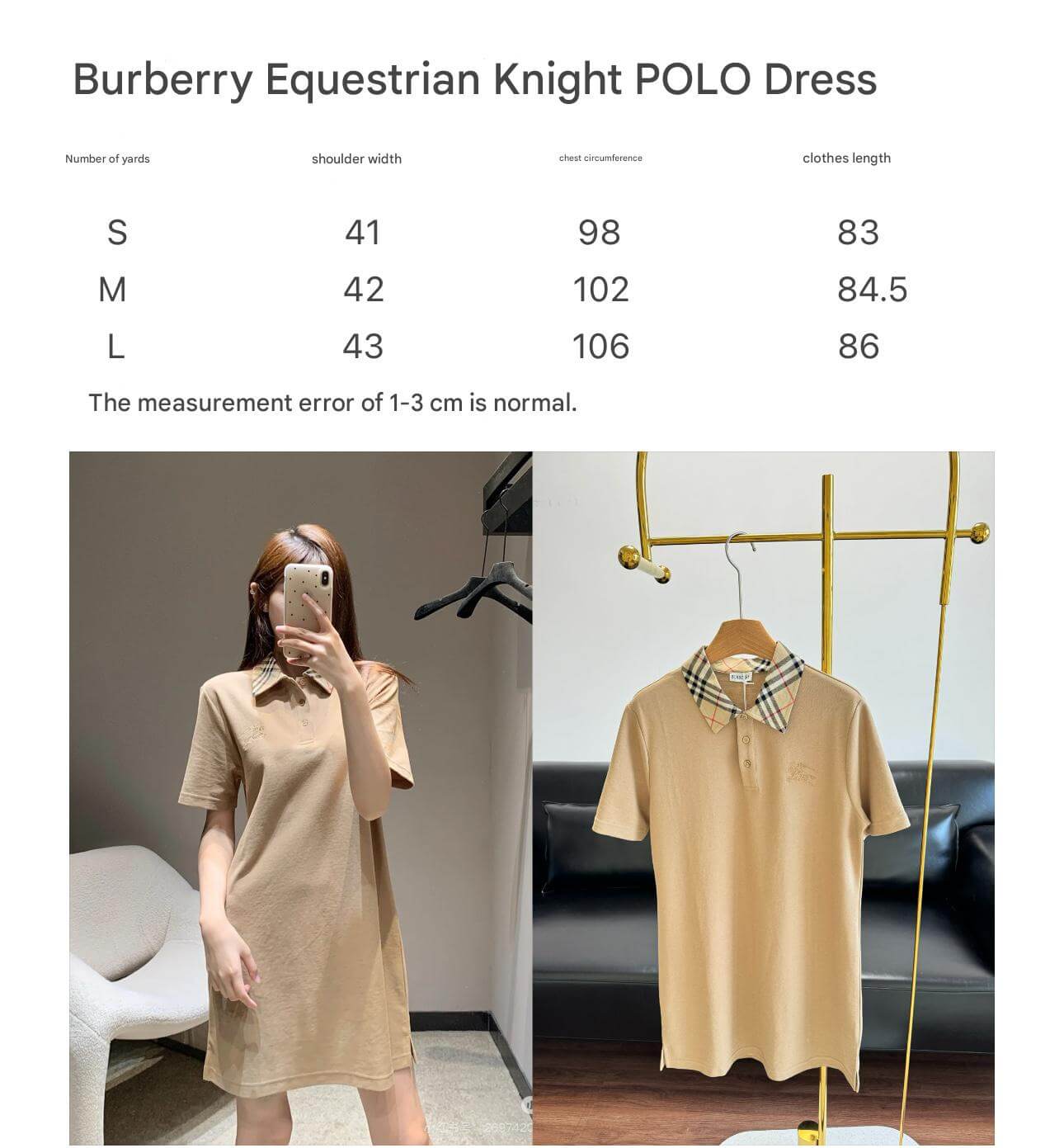 BURBERRY Equestrian Knight Polo Dress - Image 20