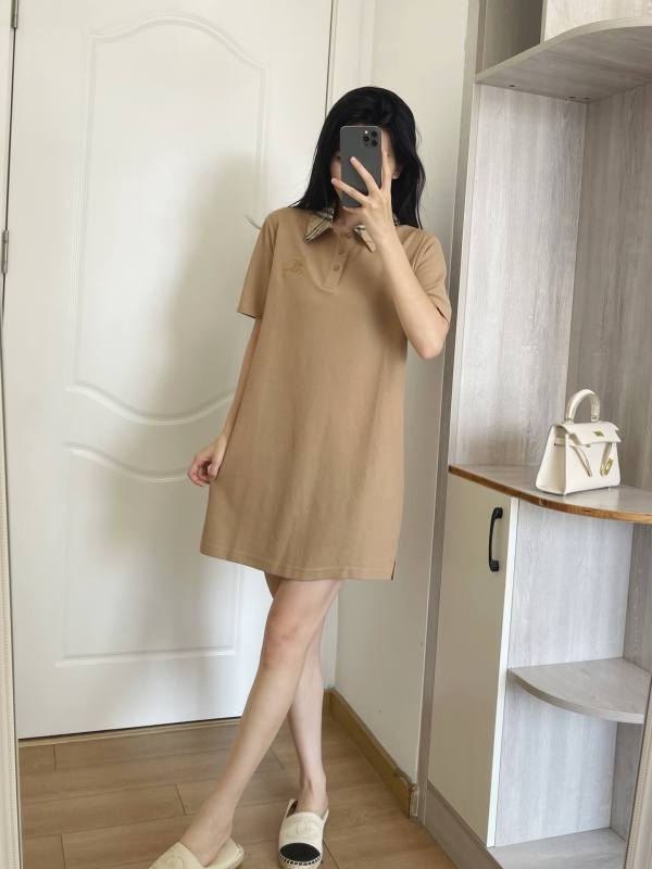 BURBERRY Equestrian Knight Polo Dress