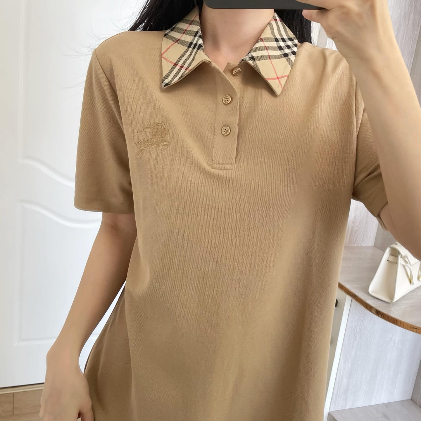 BURBERRY Equestrian Knight Polo Dress - Image 16