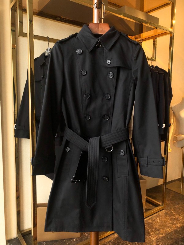 Burberry Black Sandringham Slim-Fit Heritage Trench