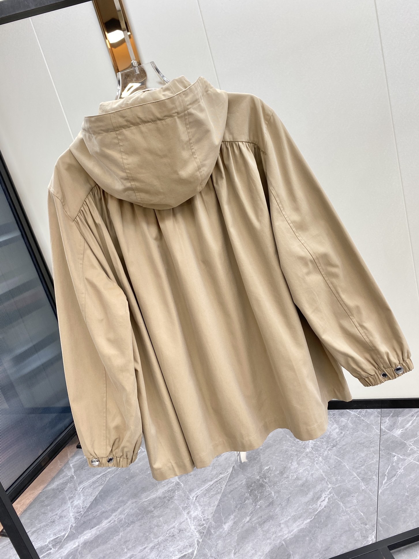 Burberry hooded cotton gabardine coat - Image 3