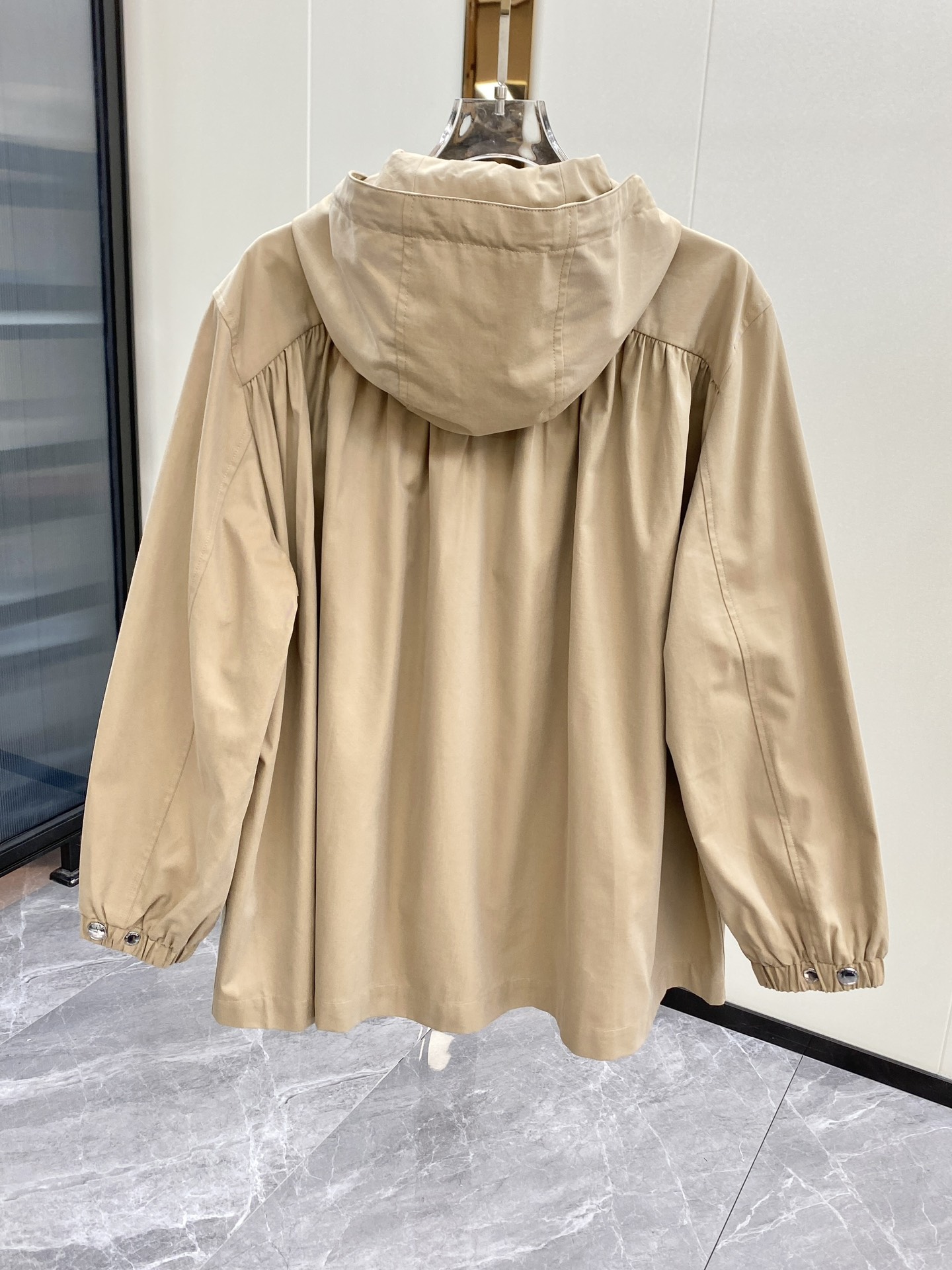 Burberry hooded cotton gabardine coat - Image 6