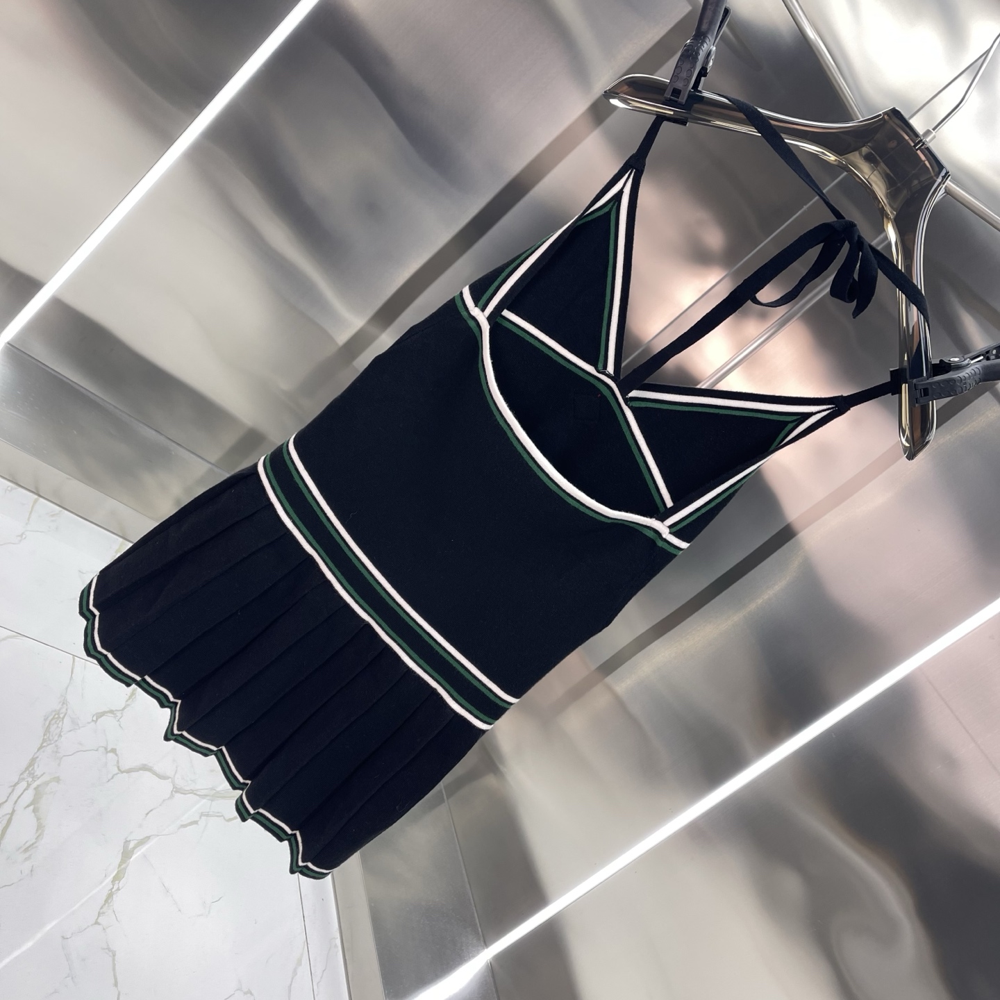 Casablanca-Noir-Monogram-Tennis-Dress - Image 8