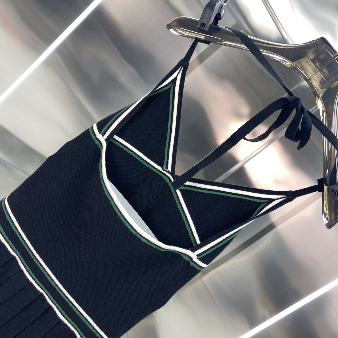 Casablanca-Noir-Monogram-Tennis-Dress - Image 9