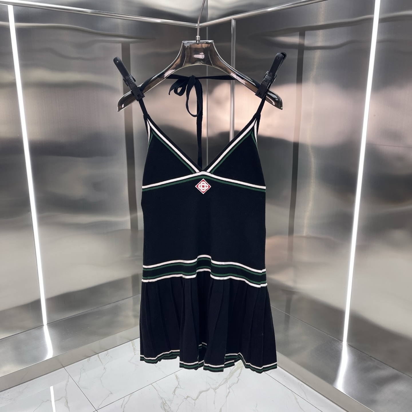 Casablanca-Noir-Monogram-Tennis-Dress - Image 10