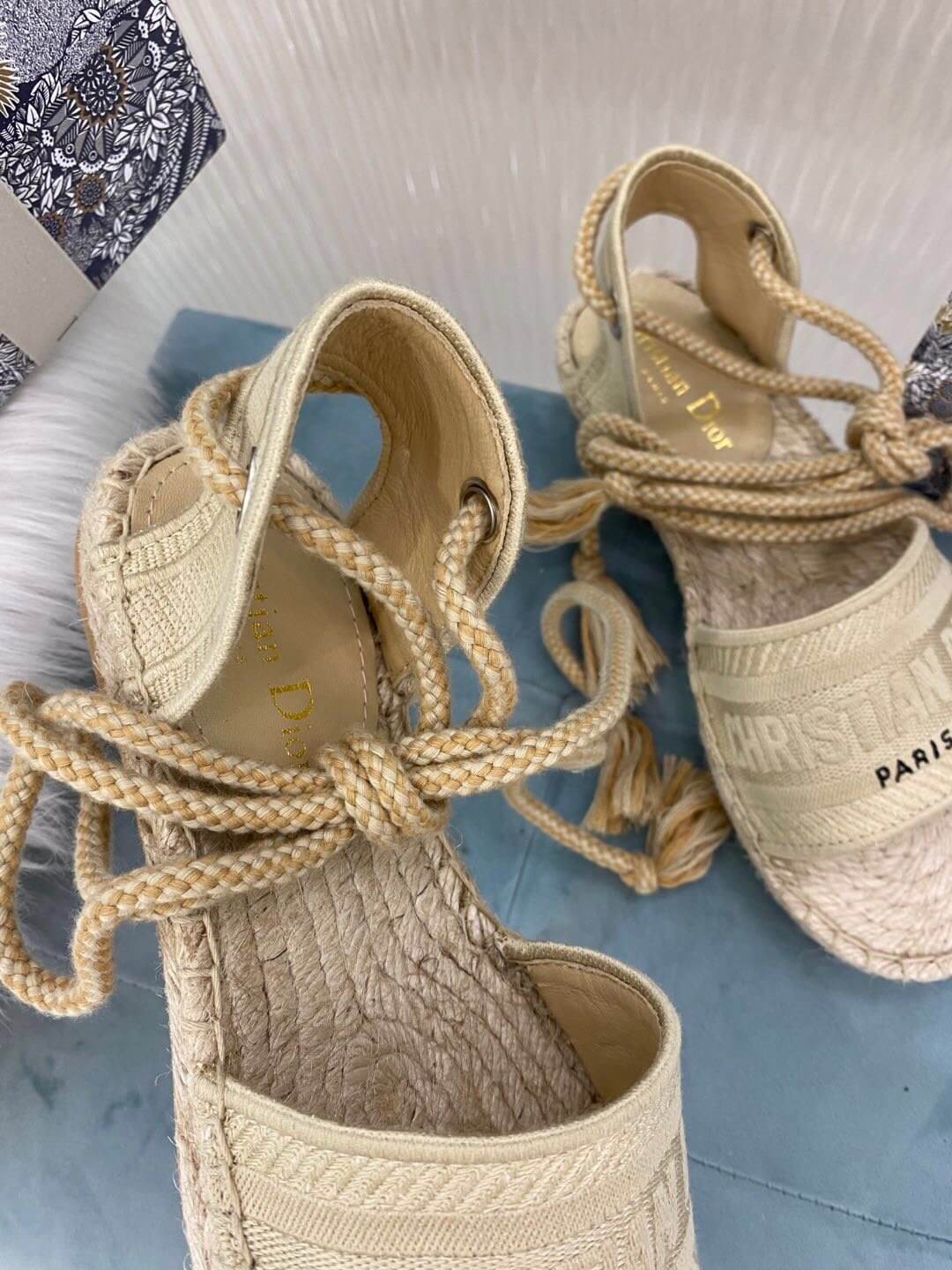 Christian Dior Dark Beige Summer Sandal - Image 9