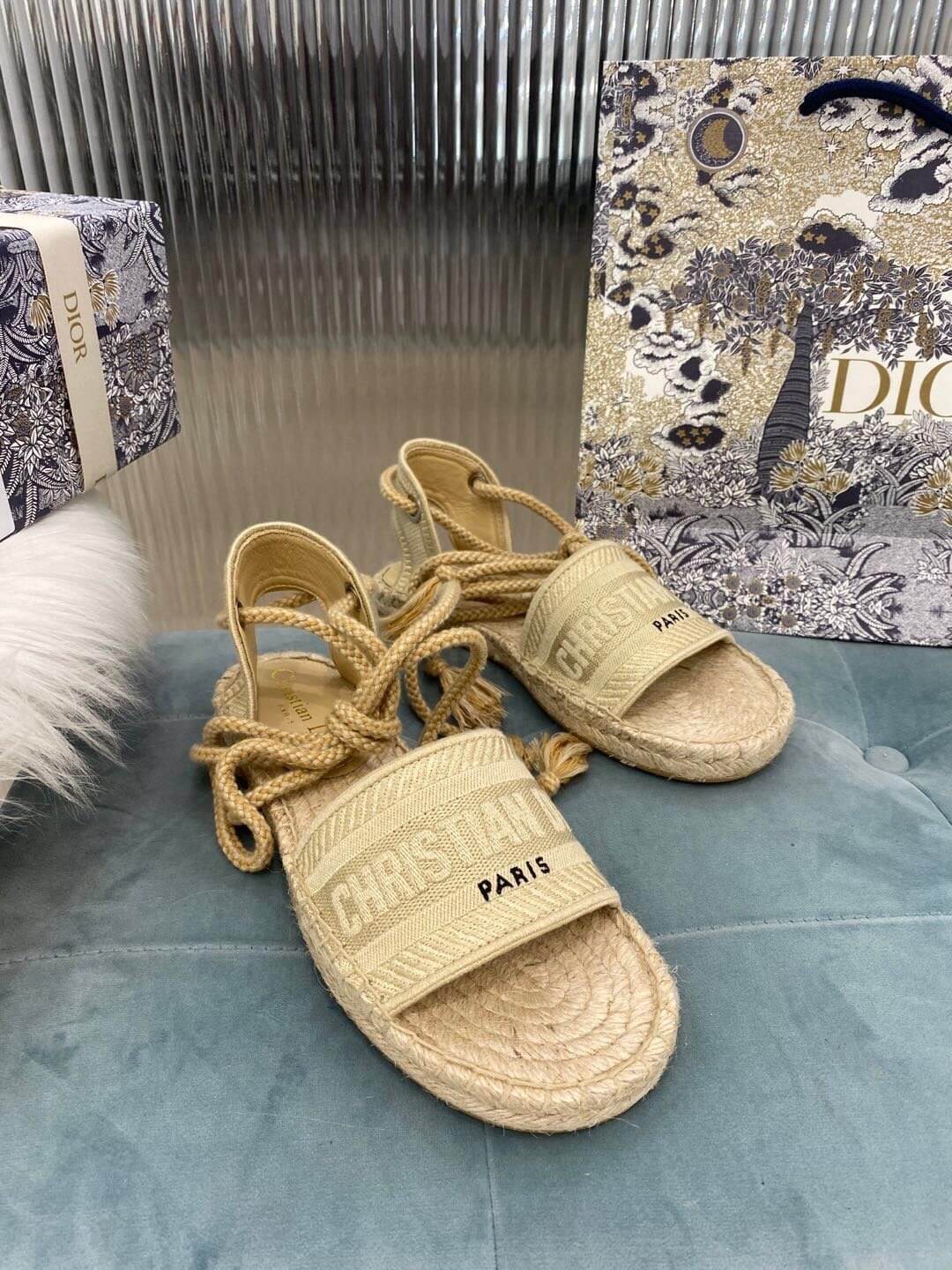 Christian Dior Dark Beige Summer Sandal - Image 2