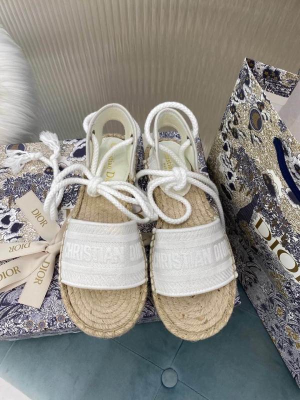 Christian Dior White Summer Sandal