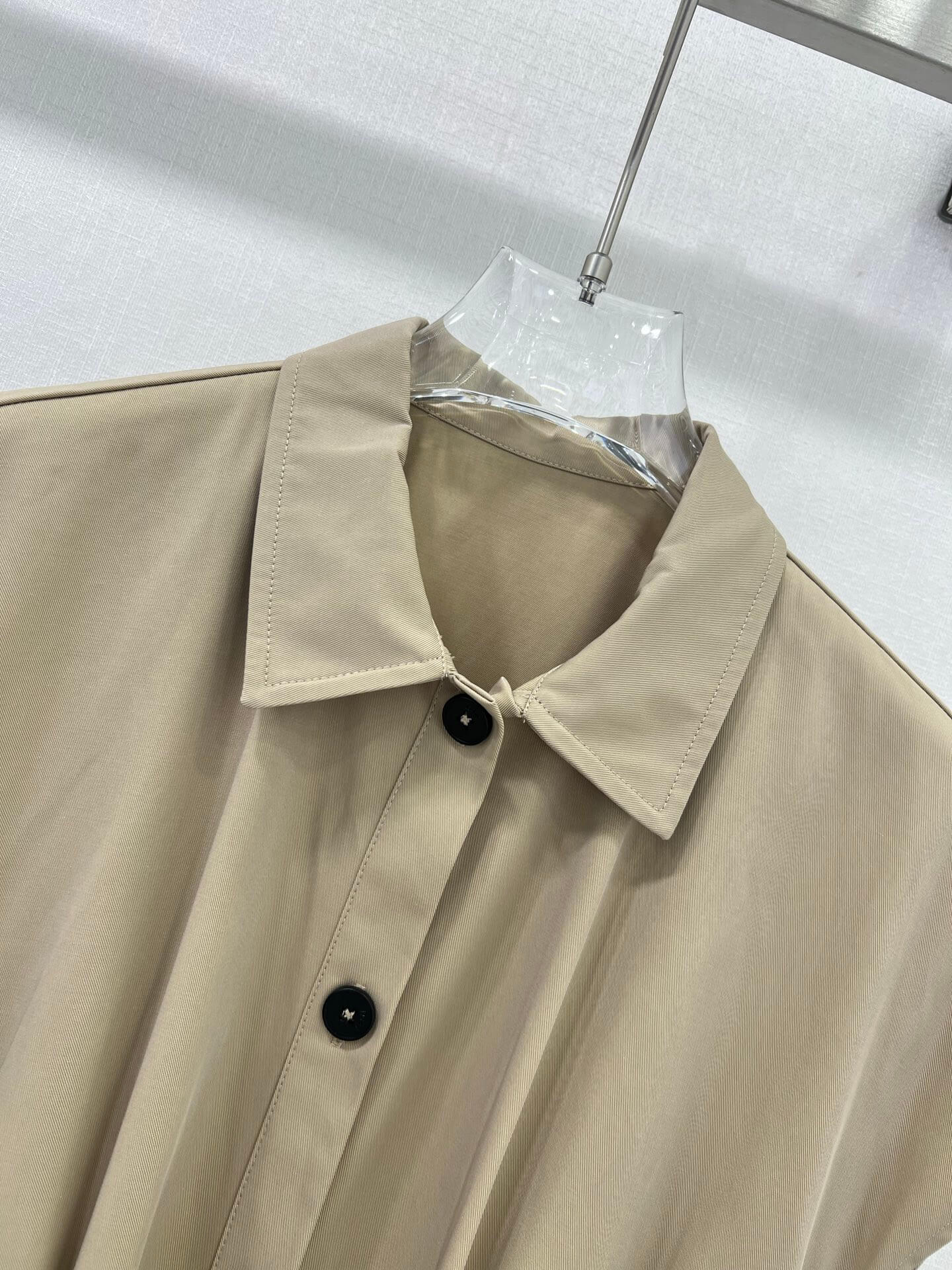 Christian Dior Beige Midi Shirt Dress. - Image 2