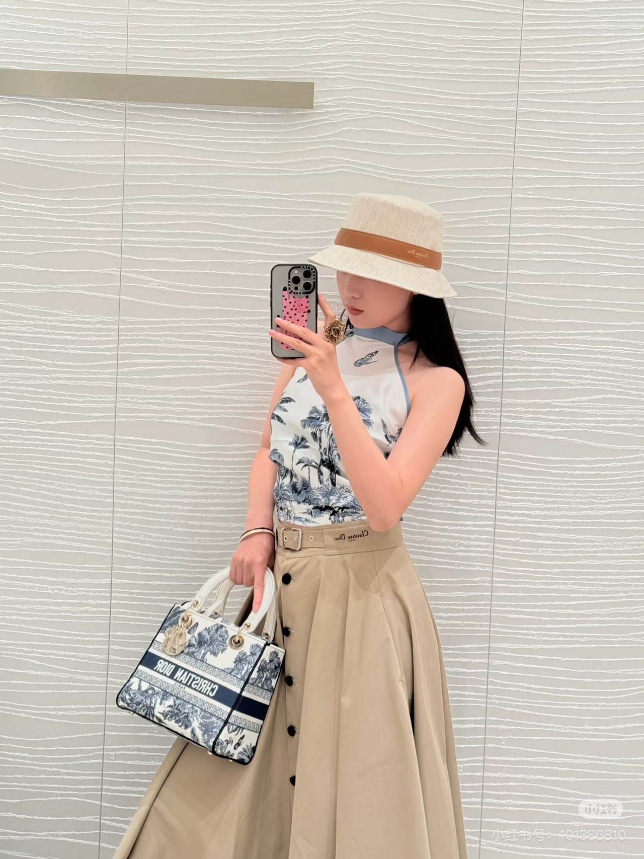 Christian Dior Button-Front A-Line Midi Skirt - Image 13