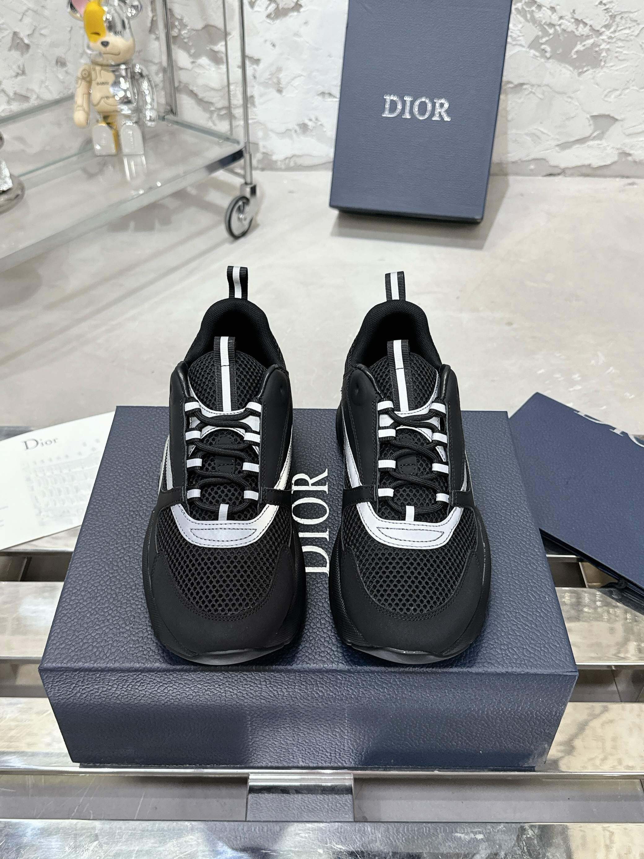 Dior B22 Light Blackout Corc Sneaker - Image 5