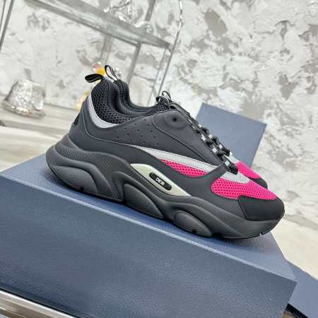 Dior B22 Pink Flash Runner Sneakers