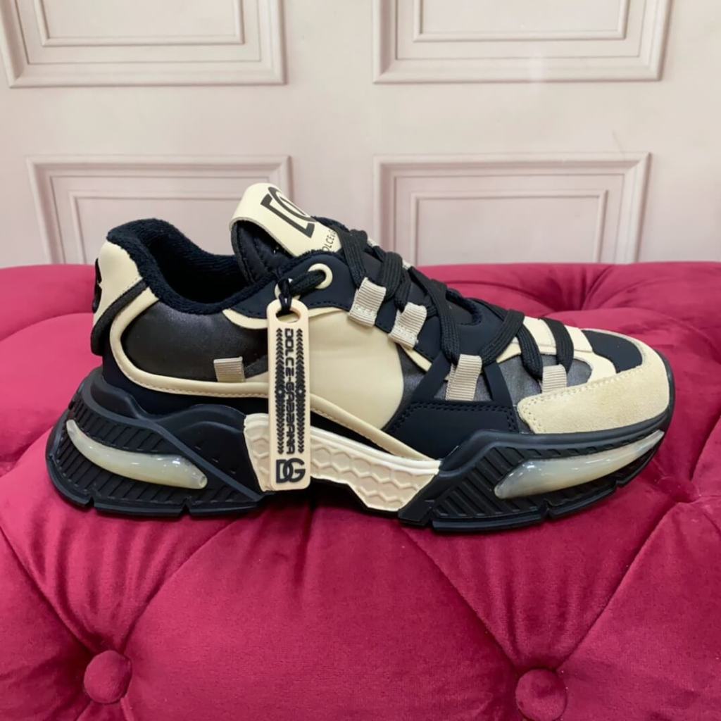 Dior B22 Velocity Beige&Black Runner Sneakers