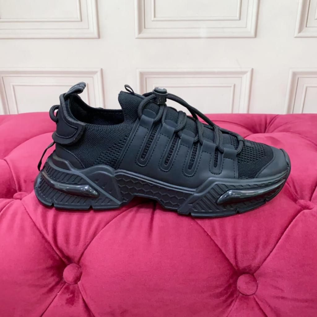 Dior B22 Velocity  Triple Black Runner Sneakers