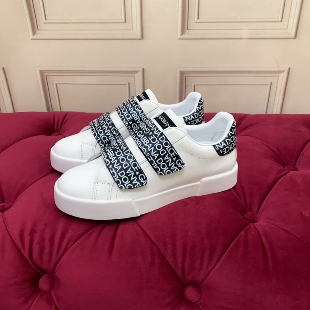 Dior White with Black MonoScript Strap Sneakers - Image 5