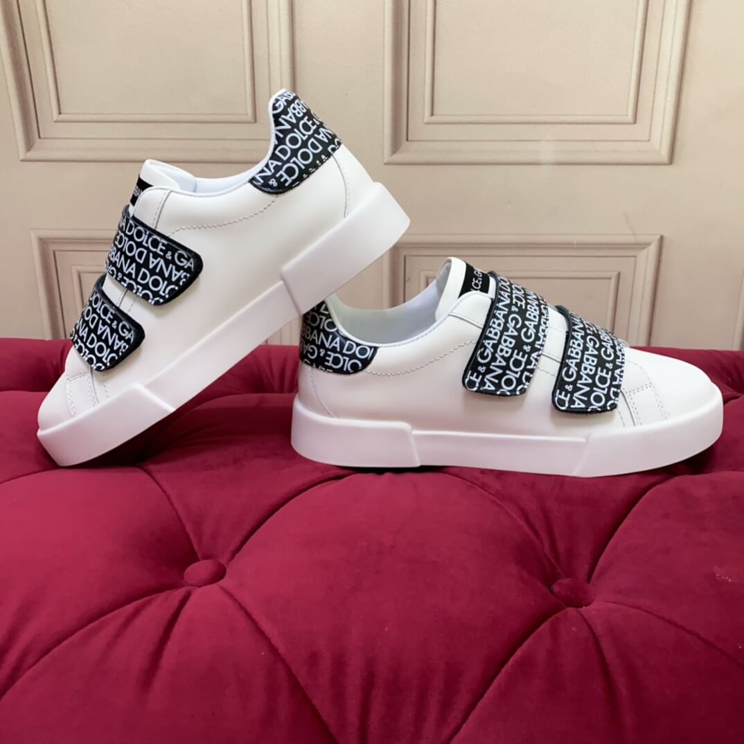 Dior White with Black MonoScript Strap Sneakers - Image 7