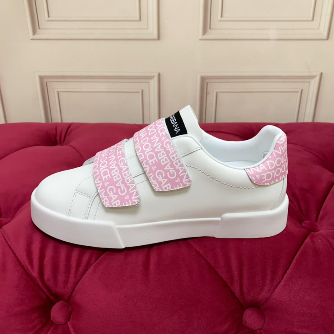 Dior White with Pink MonoScript Strap Sneakers - Image 10