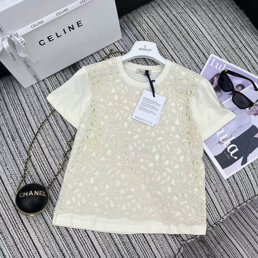 Moncler Floral Cotton Jersey T-shirt