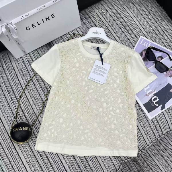 Moncler Floral Cotton Jersey T-shirt
