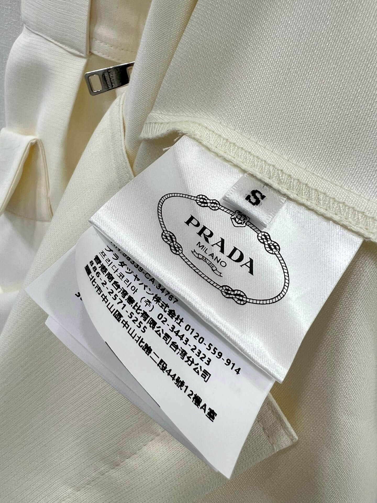 Prada Re-Nylon Sleeveless Gabardine Dress. - Image 8