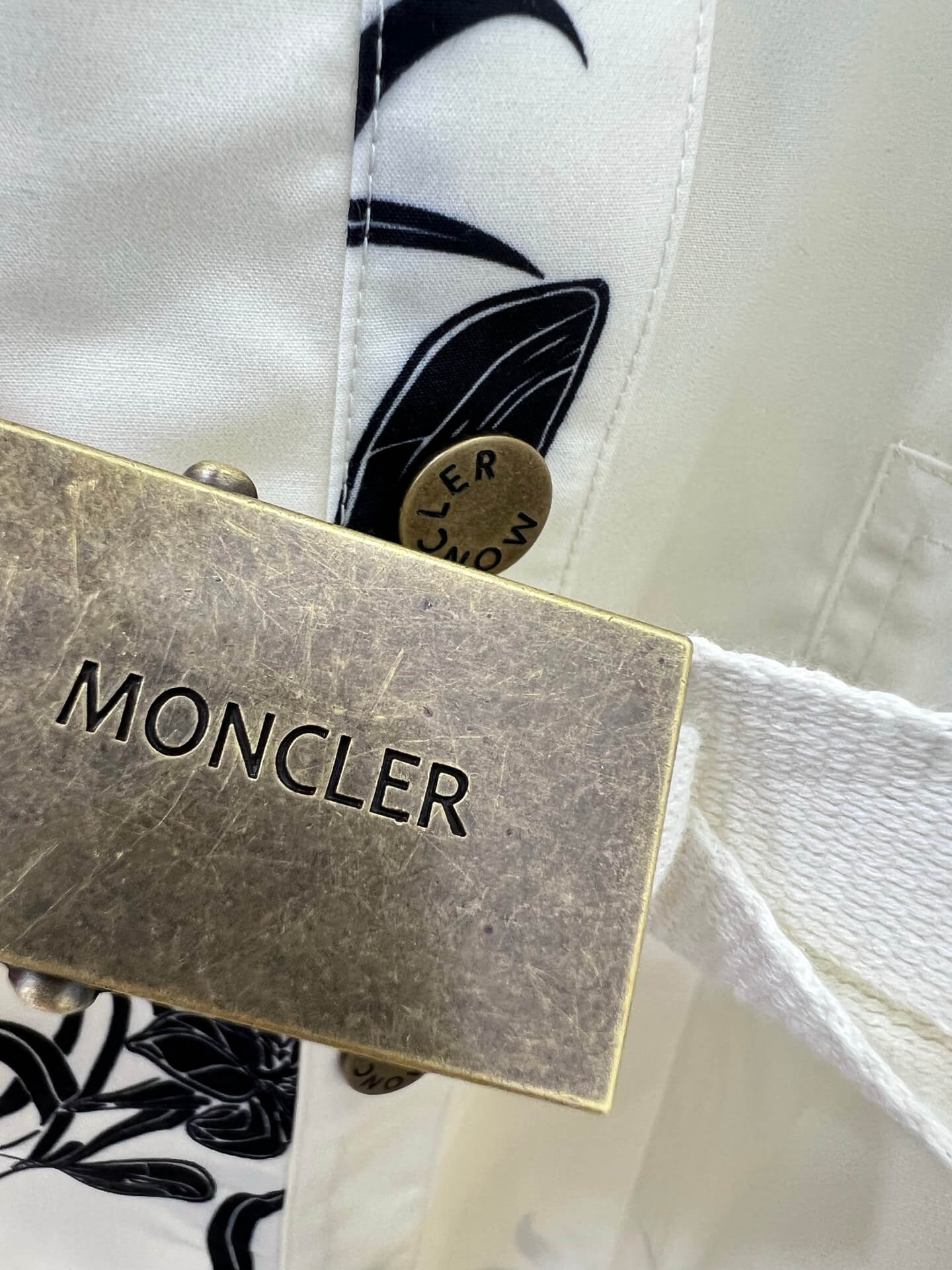 Moncler Floral Print Cotton Shirt Dress - Image 18